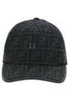 FF Monogram Ball Cap Black - FENDI - BALAAN 2