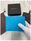 wide halfwallet sky blue - BOTTEGA VENETA - BALAAN.