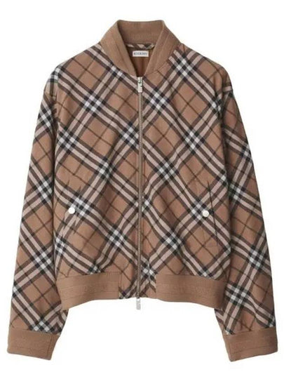 Vintage check zip up bomber jacket 8092963 - BURBERRY - BALAAN 2