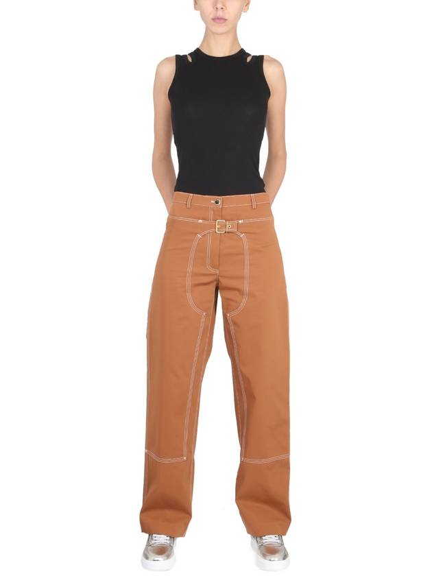 Contrast Stitch Pants 640038 3AU450 2003 B0110815120 - STELLA MCCARTNEY - BALAAN 3