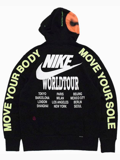 NSW Pullover Terry D Hoodie Black - NIKE - BALAAN 2