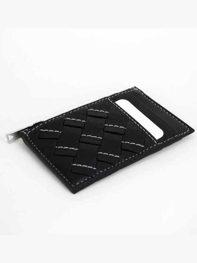 Credit Card Holder Wallet Black 755985V3KI4 - BOTTEGA VENETA - BALAAN 1