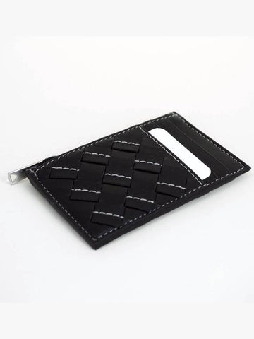 Credit Card Holder Wallet Black 755985V3KI4 - BOTTEGA VENETA - BALAAN 1