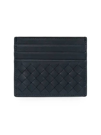 Intrecciato Card Wallet Dark Blue - BOTTEGA VENETA - BALAAN 2