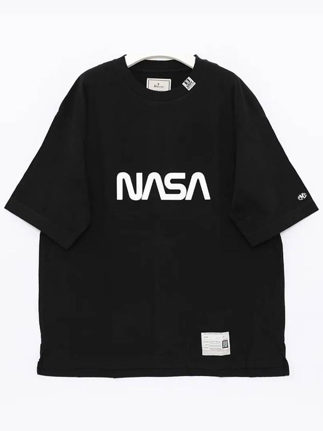 Patch logo screw print t shirt A12TS662 BLACK - MIHARA YASUHIRO - BALAAN 1