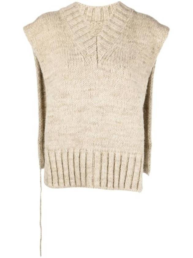 Botanical Dye Knit Vest Beige - MAISON MARGIELA - BALAAN 2