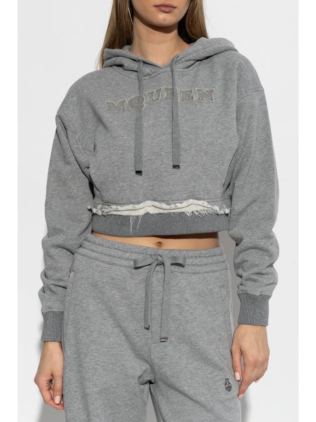 Alexander McQueen Hoodie, Women's, Grey - ALEXANDER MCQUEEN - BALAAN 3