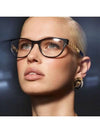 Glasses frame VE3292 GB1 cat eye horn rim fashion woman - VERSACE - BALAAN 1