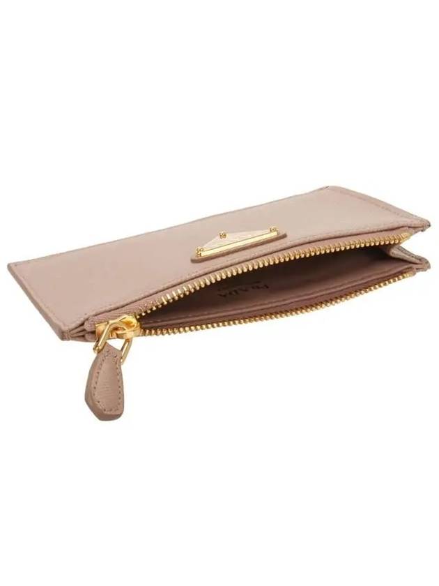 Saffiano Leather Card Wallet Pink - PRADA - BALAAN 5