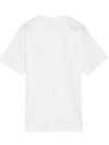 Logo Patch Short Sleeves T-Shirt White - STONE ISLAND - BALAAN 3