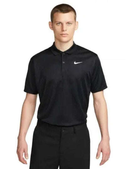 23 Men's Golf Dri-Fit Victory Jacquard Polo DV8537 010 JCQRD - NIKE - BALAAN 2