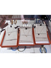 Mini Pop H Pendant Rose Gold & Blanc - HERMES - BALAAN 6