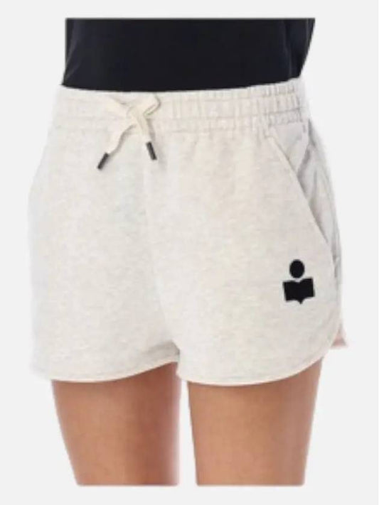 Women's MIFA Black Logo Short Pants SH0022FA A1M07E 23EC - ISABEL MARANT - BALAAN 1