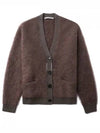 Wool Mohair Cardigan Brown - ACNE STUDIOS - BALAAN 2