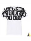 Punk Logo Print Short Sleeve T-Shirt White - ALEXANDER MCQUEEN - BALAAN 2