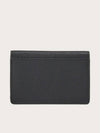 Gancini Leather Card Wallet Black - SALVATORE FERRAGAMO - BALAAN 4