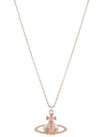Suzie Pendant Necklace Pink Gold - VIVIENNE WESTWOOD - BALAAN.
