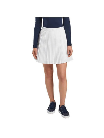 Women's Golf Pleated Skirt Snow - G/FORE - BALAAN 1