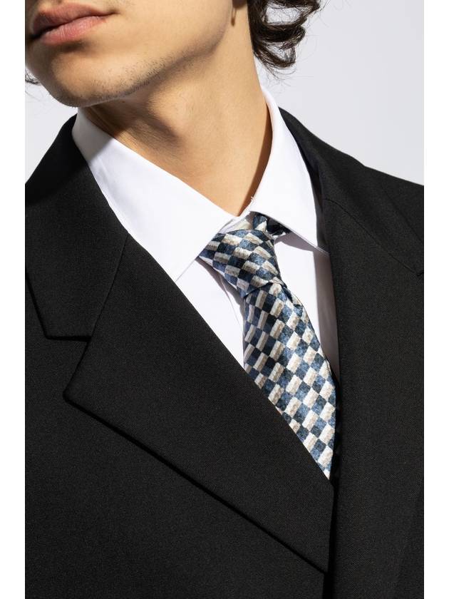 Giorgio Armani Silk Tie, Men's, Navy Blue - GIORGIO ARMANI - BALAAN 2