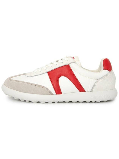 Pelotas Xlite Leather Low Top Sneakers Red White - CAMPER - BALAAN 1