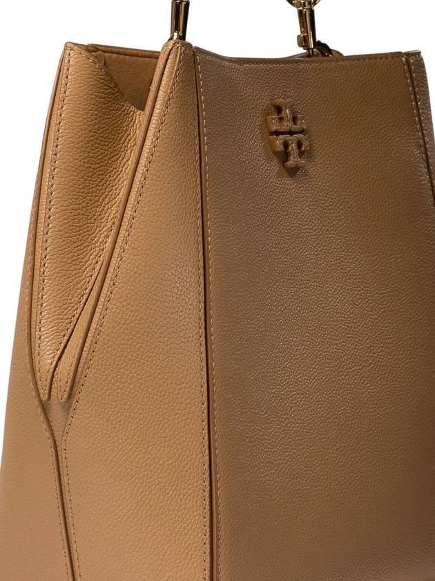 Logo Leather Bucket Bag Tiramisu - TORY BURCH - BALAAN 5