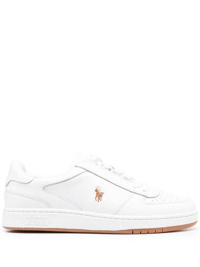 Polo Court Leather Low Top Sneakers 809877610004 - POLO RALPH LAUREN - BALAAN 2