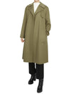 Wool Cashmere Women's Wrap Trench Coat M0601403 FLM - THEORY - BALAAN.