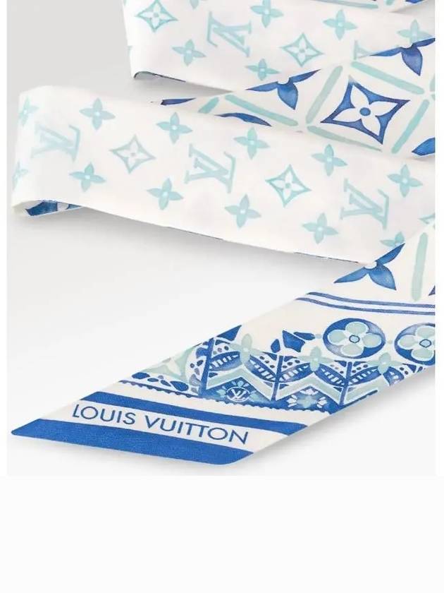 LV Tiles BB Scarf Lagoon - LOUIS VUITTON - BALAAN 3