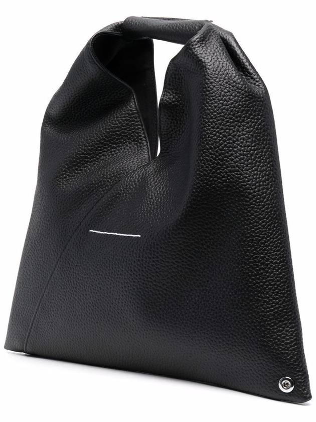 Japanese Leather Mini Tote Bag Black - MAISON MARGIELA - BALAAN 3