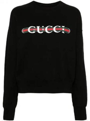 Logo printing cotton sweatshirt 270033 - GUCCI - BALAAN 1