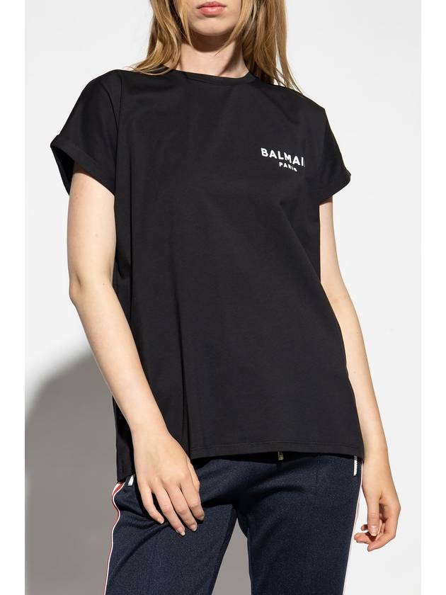 long sleeve t-shirt BF1EF010BB01 EAB BLACK - BALMAIN - BALAAN 4