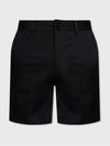 De Coeur Motif Chino Shorts Black - AMI - BALAAN 2