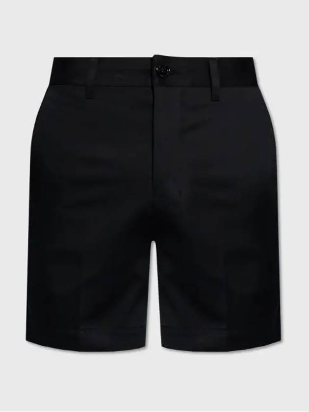 De Coeur Motif Chino Shorts Black - AMI - BALAAN 3