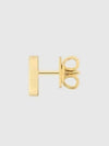 Interlocking G Stud Earrings Gold - GUCCI - BALAAN 5