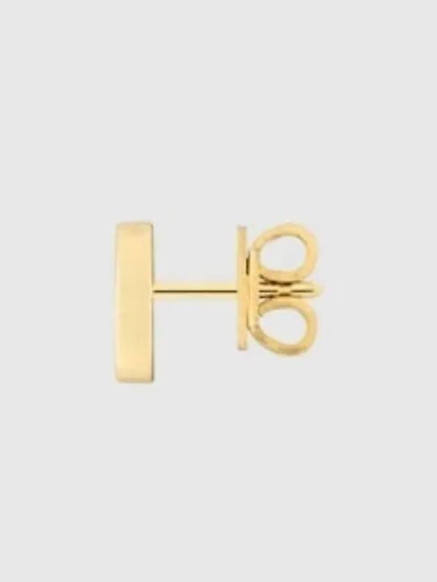 Interlocking G Stud Earrings Gold - GUCCI - BALAAN 5