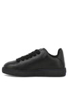 EKD Embossed Logo Leather Low-Top Sneakers Black - BURBERRY - BALAAN 4