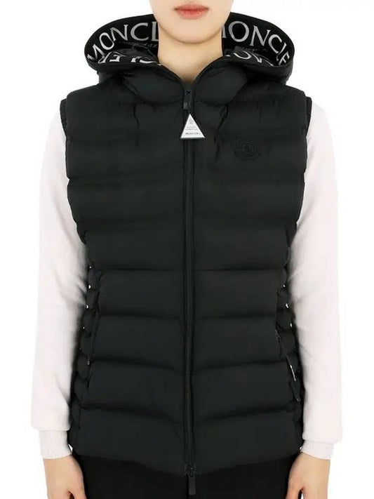 Women's ALITERSE Down Padded Vest Black 1A00022 595FK 999 - MONCLER - BALAAN 1