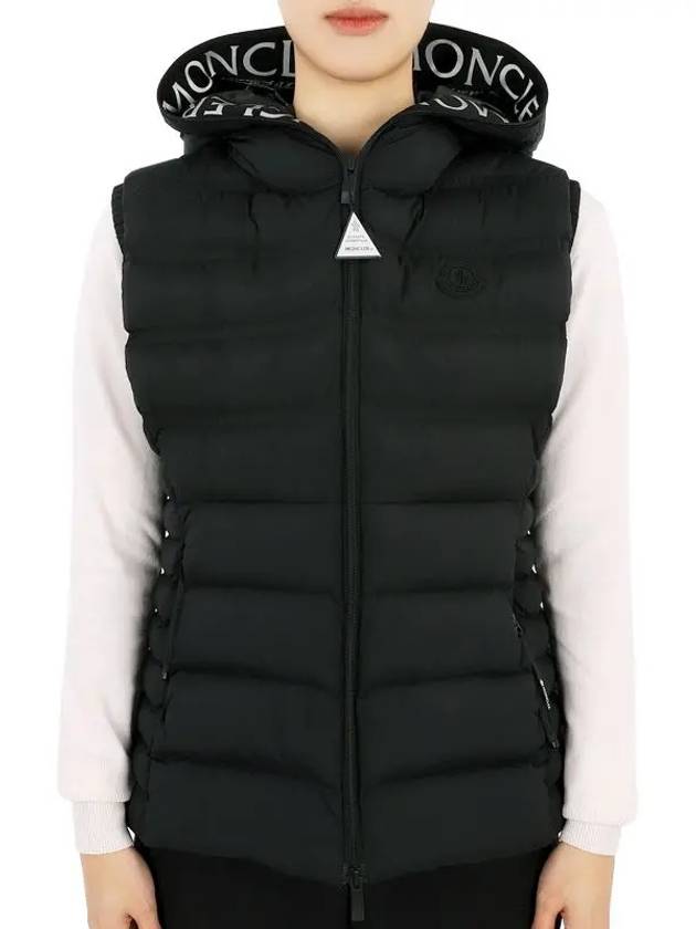 Women's ALITERSE Down Padded Vest Black 1A00022 595FK 999 - MONCLER - BALAAN 2