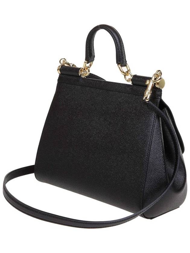 Medium Sicily Tote Bag Black - DOLCE&GABBANA - BALAAN 4