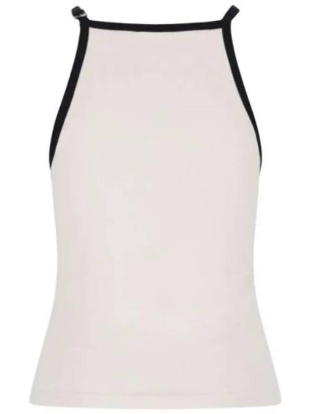 Buckle Contrast Sleeveless White - COURREGES - BALAAN 3