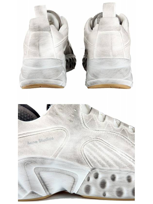 Rockaway Dirty Low Top Sneakers White - ACNE STUDIOS - BALAAN 6