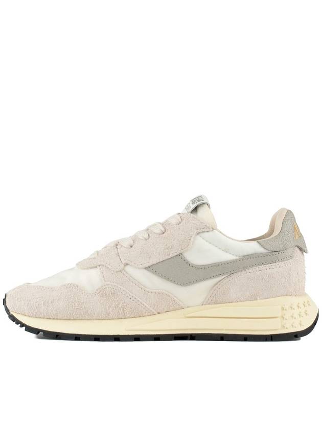 Autry Beige Nylon And Suede Reelwind Low Sneakers - AUTRY - BALAAN 2