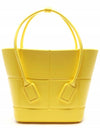 Arco Mini Rubber Tote Bag Lemon - BOTTEGA VENETA - BALAAN 5