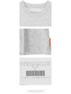 Acne BL0230 92H Mini Logo Short Sleeve T-Shirt Pale Gray Melange Men's T-Shirt TJ - ACNE STUDIOS - BALAAN 5