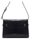 Manhattan Crocodile Small Shoulder Bag Black - SAINT LAURENT - BALAAN 5