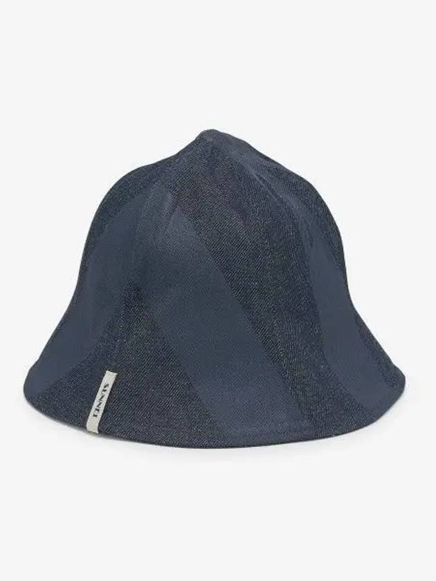 6 Panel Bucket Hat Denim Dark Navy - SUNNEI - BALAAN 1