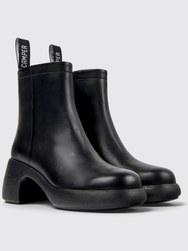 Thelma Leather Middle Boots Black - CAMPER - BALAAN 3