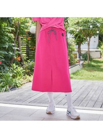 Recycled Maxi Skirt Pink - THE GREEN LAB - BALAAN 1