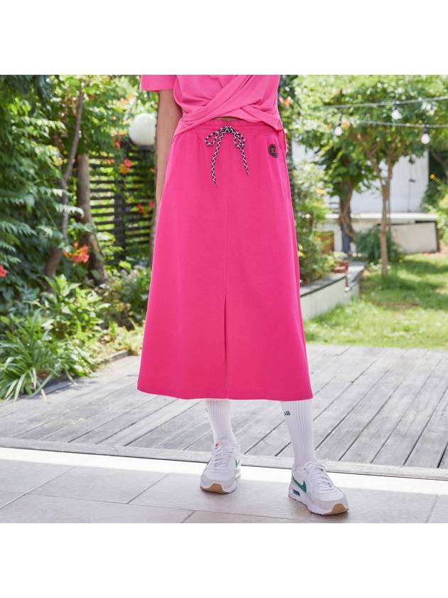 Recycled Maxi Skirt Pink - THE GREEN LAB - BALAAN 2