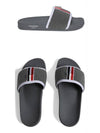 Diagonal Tab Terry Full Slippers Grey - THOM BROWNE - BALAAN 5